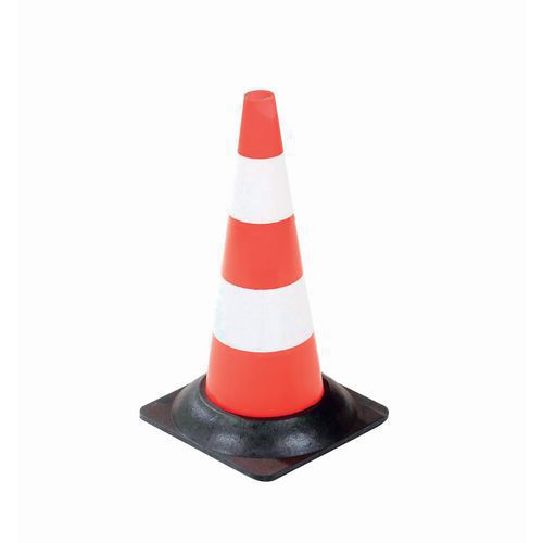 Fényvisszaverő közlekedési kúp, magassága 100 cm Fényvisszaverő közlekedési kúp, magassága 100 cm