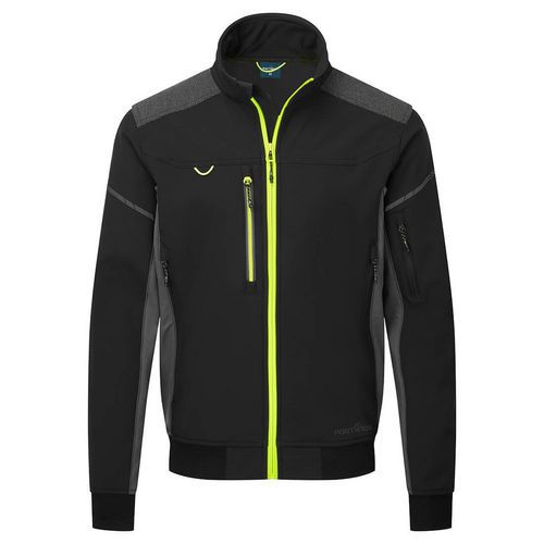 EV4 Softshell bomber dzseki (3L), fekete